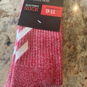 Holloway Electrify Athletic Socks - Red and White